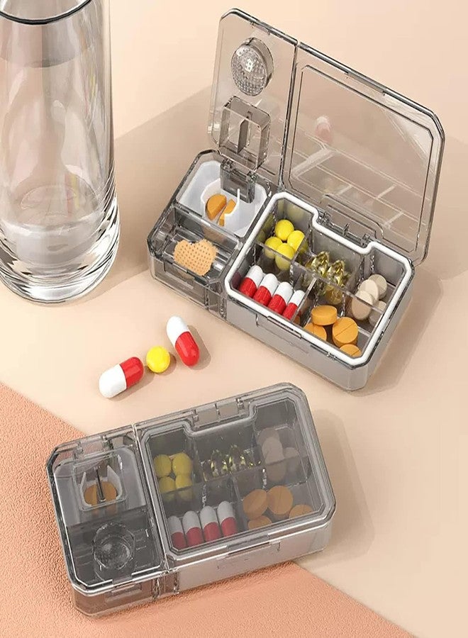BLISS START Pill Cutter, Pill Splitter, Portable Multi Function Pill Crusher Cutters with Pill Storage Box, for Cutting Small or Large Vitamins Medicine - Daily Medication Travel Essentials (1Pcs). - Image 4